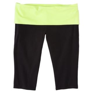 Mossimo Supply Co. Juniors Plus Size Capri Pants   Black/Yellow 4
