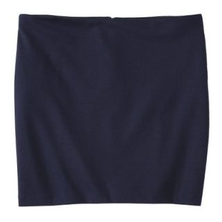 Merona Womens Plus Size Ponte Pencil Skirt   Navy 20W