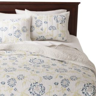 Threshold Floral Quilt   White (Full/Queen)