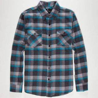 Wasatch Mens Flannel Shirt Turquoise In Sizes Xx Large, Small, Large