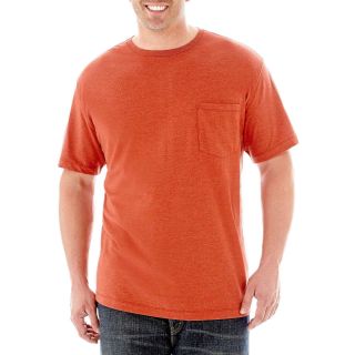 THE FOUNDRY SUPPLY CO. Pocket Performance Tee Big and Tall, Orange, Mens
