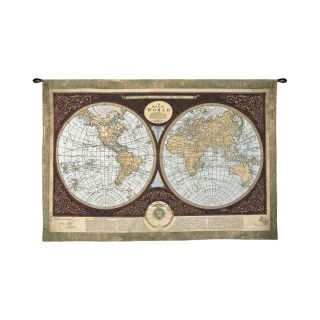 ART Map of the World Wall Tapestry