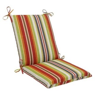 Outdoor Square Edge Seat Cushion   Roxen Stripe