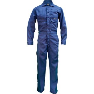 Key Flame Resistant Contractor Coverall   Navy, 48 Regular, Model 984.41