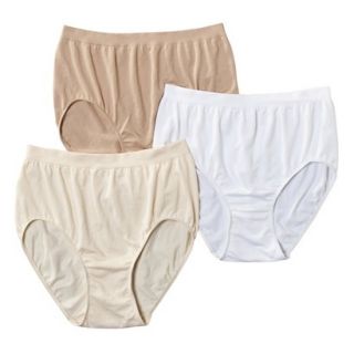 Beauty by Bali Intimates Womens 3 Pack Briefs BT40WP   Assorted Colors M