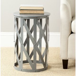 Safavieh Bertram Grey Iron Stool