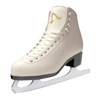 Ladies American Tricot Lined Ice skates   White (9)