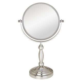 Zadro Two Sided Swivel Vanity Mirror   1X & 10X Magnification