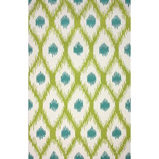 Nuloom Hand hooked Evangelina Lime Rug (7 6 X 9 6)