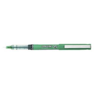 Pilot Precise V5 Roller Ball Stick Pen, Needle Point, 0.5mm Extra Fine   Green