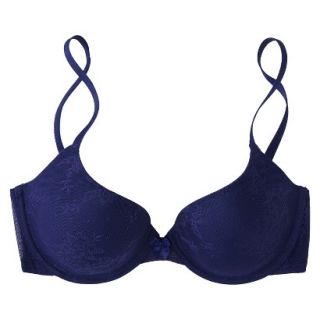 Gilligan & OMalley Womens Favorite Lace Lightly Lined Bra   Oxygen Blue 38DD