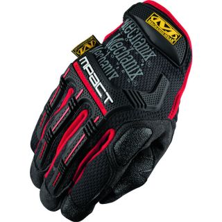 Mechanix Wear M Pact Glove   Red/Black, XL, Model MPT 52 011