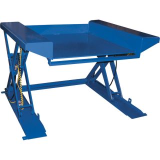 Vestil Ground Lift Scissor Table   4000 lb. Capacity, 70 Inch L x 52 Inch W