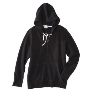 Mossimo Supply Co. Juniors Plus Size Long Sleeve Fleece Hoodie   Black 1