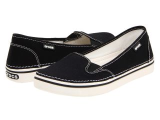 Crocs Hover Slip On Canvas W Womens Slip on Shoes (Black)