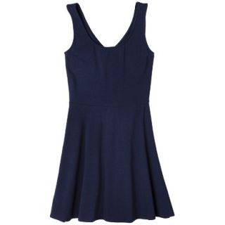 Mossimo Supply Co. Juniors Fit & Flare Dress   Navy S(3 5)