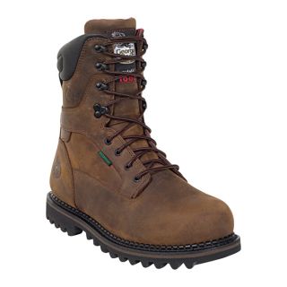 Georgia 9 Inch Insulated Waterproof Work Boot   Brown, Size 15, Model G8162