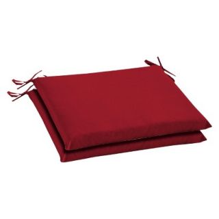 Room Essentials 2 Piece Seat Cushion Set   Red