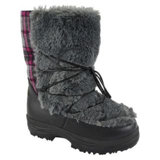Womens MUK LUKS Alaska Short Snow Boot   Grey 6