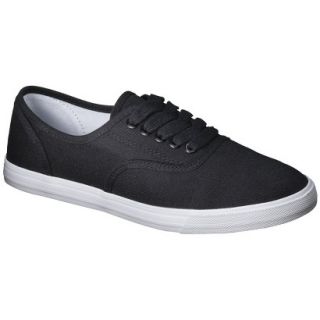 Womens Mossimo Supply Co. Lunea Canvas Sneaker   Black/White 8