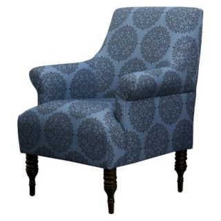 Skyline Upholstered Chair Candace Upholstered Arm Chair   Teal Medallion