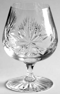 Edinburgh Crystal Star Of Edinburgh Small Brandy Glass   Cut Stars, Cut Foot