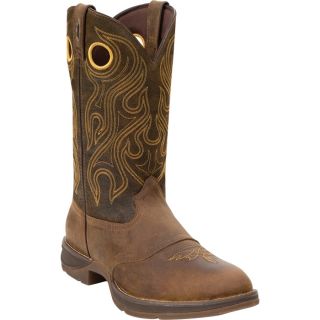 Durango Rebel 12 Inch Saddle Western Boot   Brown, Size 10 Wide, Model DB 5468