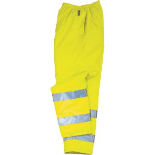 Ergodyne GloWear Class E Thermal Pants   Lime, 4XL, Model 8925