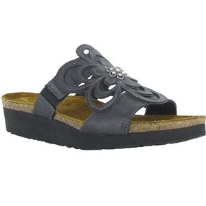 Naot Womens Sandy Brushed Black Sandals, Size 39 M   4430 B25