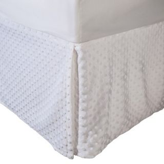 TL Care Heavenly Soft Crib Skirt   White