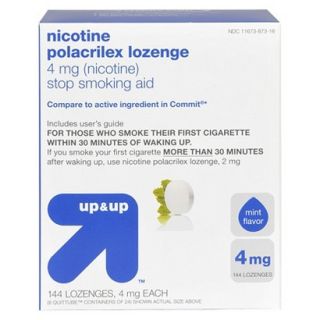 up&up Nicotine Polacrilex 4 mg Mint Gum   144 Count