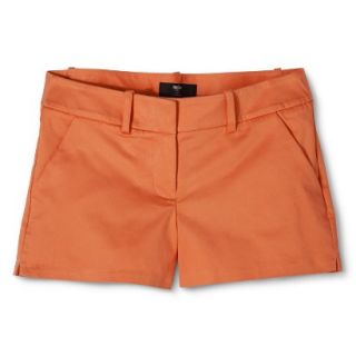Mossimo Womens 3.5 Shorts   Orange Truffle 12