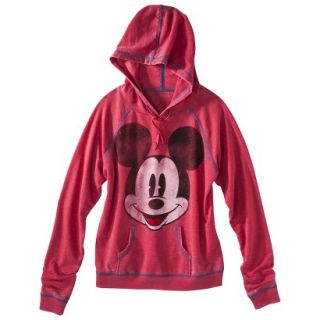 Disney Juniors Mickey Mouse Lightweight Hoodie   Red XS(1)