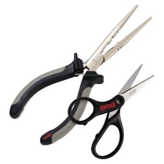 Rapala Pliers and Super Line Scissors   Black/Gray (6 1/2)