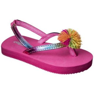 Toddler Girls Koosh Ball Flip Flop Sandals   Pink 6 7