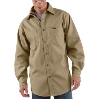 Carhartt Canvas Shirt Jacket   Cottonwood, 3XL Tall, Model S296
