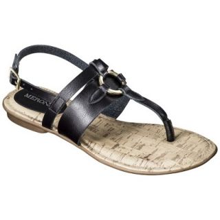 Womens Merona Kiana Sandal   Black 8