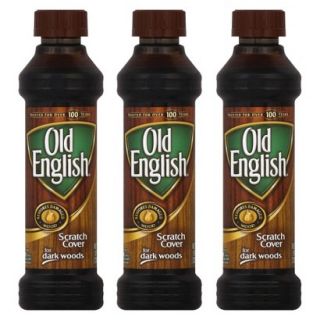 OLD ENGLISH Dark Scratch Cover (Oil), 8 Ounces, 3 Pack