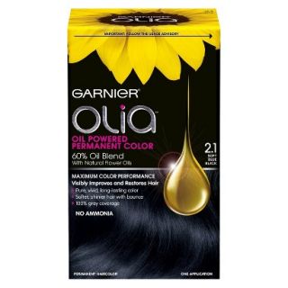 Garnier Olia Oil Powered Permanent Haircolor   2.1 Soft Blue Black
