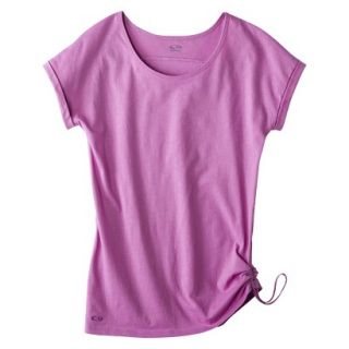 C9 by Champion Womens Yoga Layering Top With Side Tie   Violet XXL