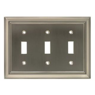 Architectural Triple Switch Wall Plate  Set of 2