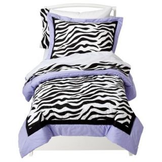 Purple Zebra 5 pc. Toddler Bedding Set