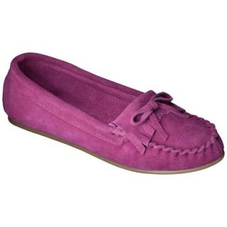 Womens Mossimo Supply Co. Genuine Suede Lark Moccasin   Pink 9