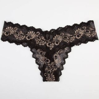 Loving Lace Thong Black In Sizes Medium, Large, Small For Women 242481100