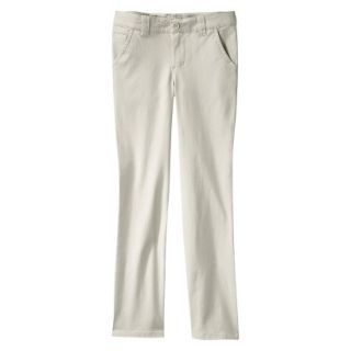 Cherokee Girls Twill Pant   Oyster 16
