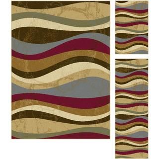 Lagoon Multi Contemporary Area Rug Set