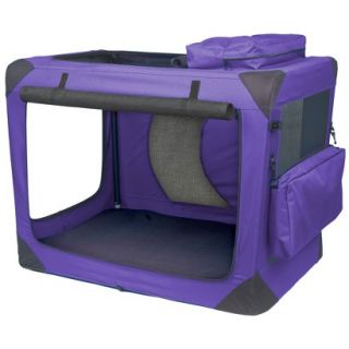 Lavender Deluxe Portable Soft Crate