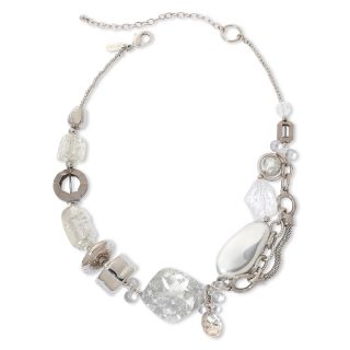 Aris by Treska Stardust Chunky Necklace, Grey