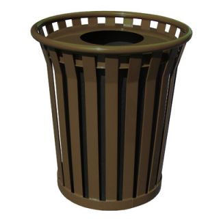 Witt Wydman Outdoor Trash Receptacle WC3600 FT Color Brown