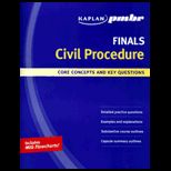 Kaplan PMBR Finals Civil Procedure Core Concepts and Key Questions